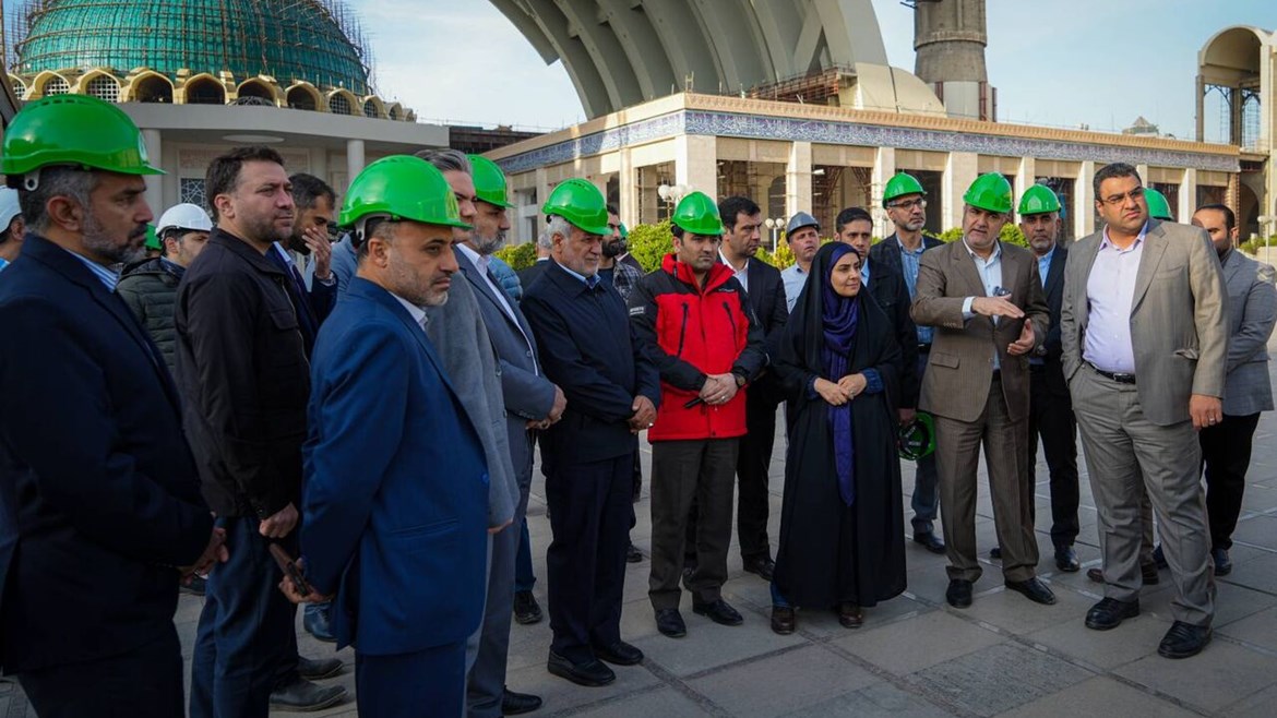 بازدید وزیر راه و شهرسازی از مصلای امام خمینی (ره) تهران 