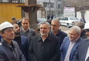 بازدید رئیس بنیاد مـستضعفان آقای مهندس فــتاح از پروژه بازسازی موزه دفینه شـرکت ملی ساختمان