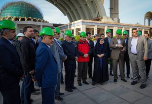 بازدید وزیر راه و شهرسازی از مصلای امام خمینی (ره) تهران 